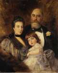 Makovsky Konstantin Egorovich Group Portrait of M.S. Volkov S.N. Volkova and S.M. Volkov-Manzei - Hermitage